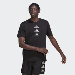 Adidas D2M LOGO TEE HM4797 M pánské funkční tričko
