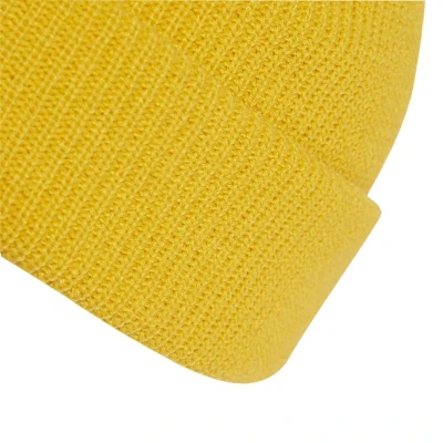 Adidas ESS BEANIE CUFF ACTGOL/BLACK/WHITE zimní čepice