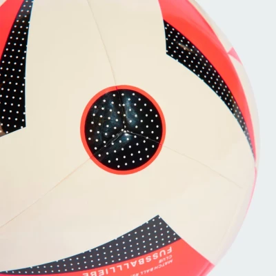 Adidas EURO24 CLB WHITE/SOLRED/BLACK fotbalový míč