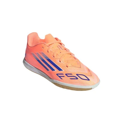Adidas F50 Club Jr IC beam orange/lucid blue/cloud white chlapecké fotbalové kopačky