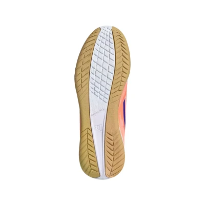 Adidas F50 Club Jr IC beam orange/lucid blue/cloud white chlapecké fotbalové kopačky
