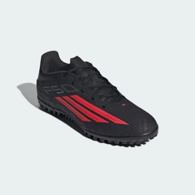 Adidas F50 Club M TF core black/lucid red/core black pánské fotbalové kopačky turfy POUZE Velikost 43 1/3 (VÝPRODEJ)