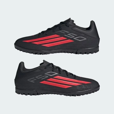Adidas F50 Club M TF core black/lucid red/core black pánské fotbalové kopačky turfy POUZE Velikost 43 1/3 (VÝPRODEJ)
