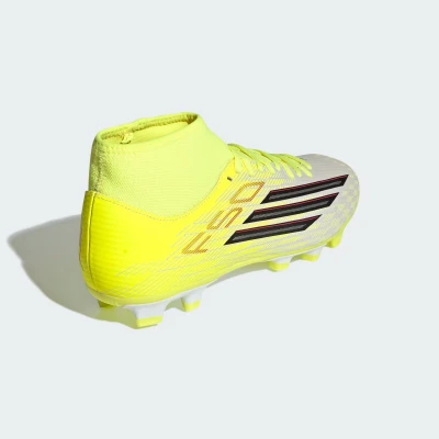 Adidas F50 Club Mid M FG/MG team solar yellow 2/core black/lucid red pánské outdoorové fotbalové kopačky