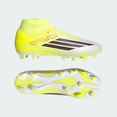 Adidas F50 Club Mid M FG/MG team solar yellow 2/core black/lucid red pánské outdoorové fotbalové kopačky