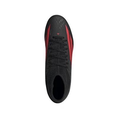 Adidas F50 Club Mid M TF core black/lucid red/core black pánské fotbalové kopačky turfy