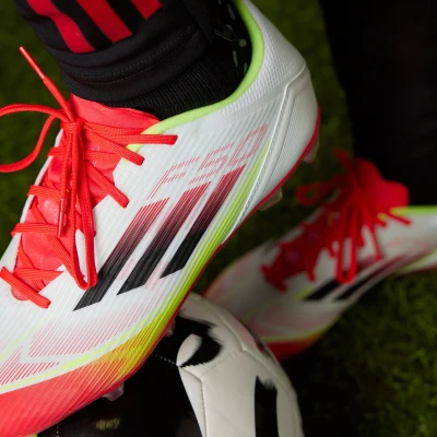 Adidas F50 League M FG/MG cloud white/core black/solar yellow pánské outdoorové fotbalové kopačky