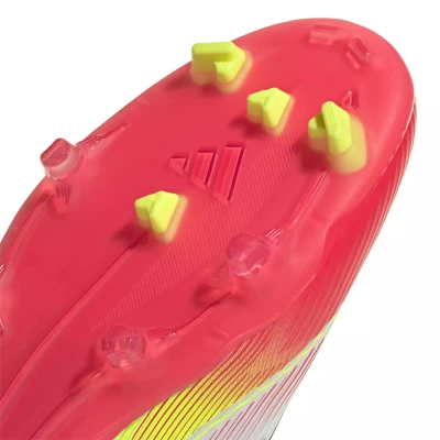 Adidas F50 League M FG/MG cloud white/core black/solar yellow pánské outdoorové fotbalové kopačky