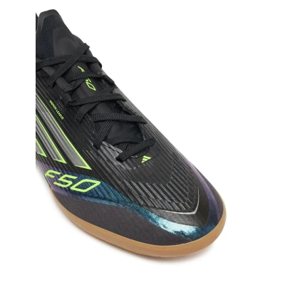 Adidas F50 League M IC core black/iron metallic/lucid lemon pánské halové fotbalové kopačky