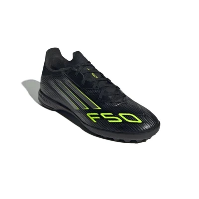 Adidas F50 League M TF core black/iron metallic/lucid lemon pánské fotbalové kopačky turfy