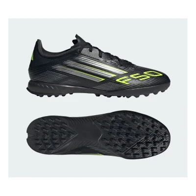 Adidas F50 League M TF core black/iron metallic/lucid lemon pánské fotbalové kopačky turfy