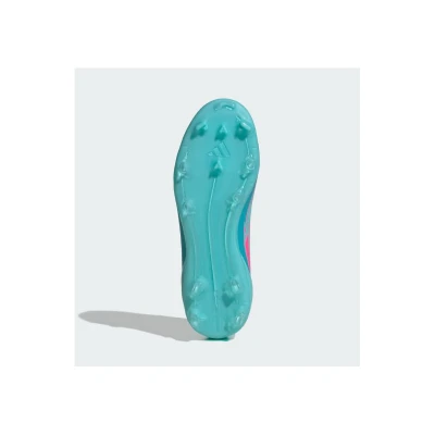 Adidas F50 League Messi Jr FG/MG flash aqua/lucid pink/lucid cyan chlapecké fotbalové kopačky