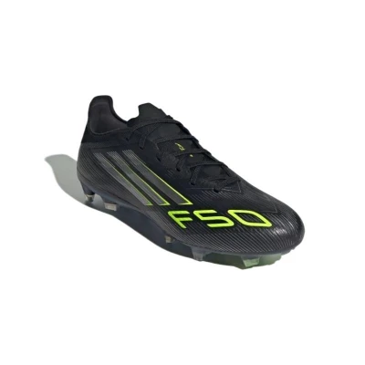Adidas F50 Pro M FG core black/iron metallic/lucid lemon pánské outdoorové fotbalové kopačky