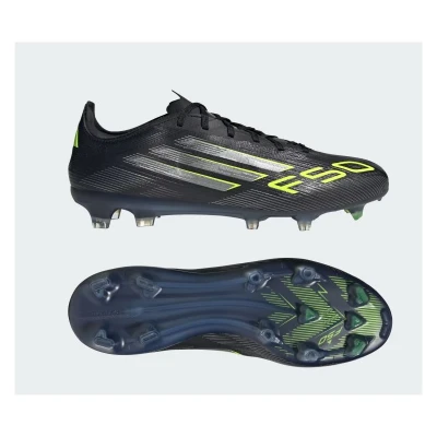 Adidas F50 Pro M FG core black/iron metallic/lucid lemon pánské outdoorové fotbalové kopačky