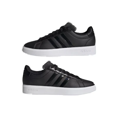 Adidas Grand Court 2.0 core black/core black/silver metallic dámské tenisky