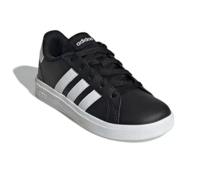 Adidas Grand Court 2.0 Jr core black/cloud white/core black juniorské tenisky