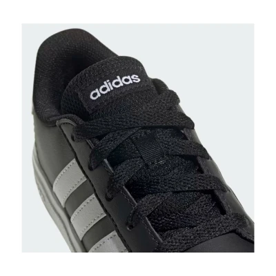 Adidas Grand Court 2.0 Jr core black/cloud white/core black juniorské tenisky