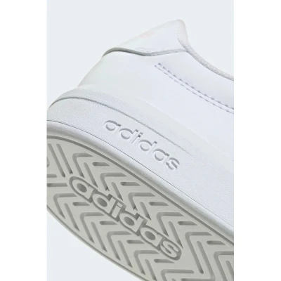 Adidas Grand Court 3.0 Jr cloud white/iridescent/almost pink dívčí tenisky