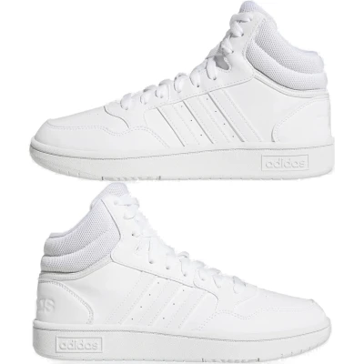 Adidas Hoops 3.0 Mid cloud white/cloud white/dash grey dámské tenisky