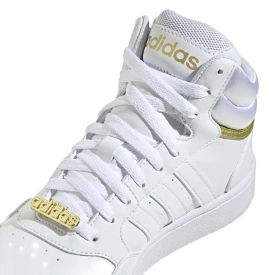 Adidas Hoops 3.0 Mid cloud white/cloud white/gold metallic dámské tenisky
