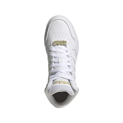Adidas Hoops 3.0 Mid cloud white/cloud white/gold metallic dámské tenisky