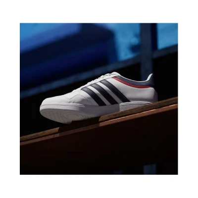 Adidas Hoops 4.0 M cloud white/dark blue/team power red pánské tenisky