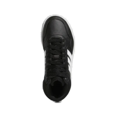 Adidas Hoops Mid 3.0 K core black/cloud white/grey six chlapecké tenisky