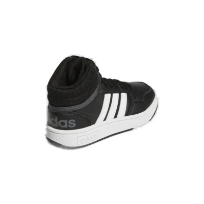 Adidas Hoops Mid 3.0 K core black/cloud white/grey six chlapecké tenisky