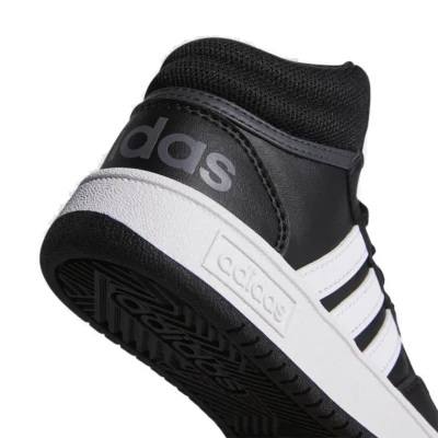 Adidas Hoops Mid 3.0 K core black/cloud white/grey six chlapecké tenisky