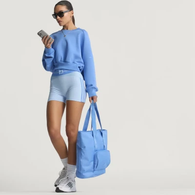 Adidas HYG RIB 1/4 GLOBLU/BLUFUS dámská podprsenka
