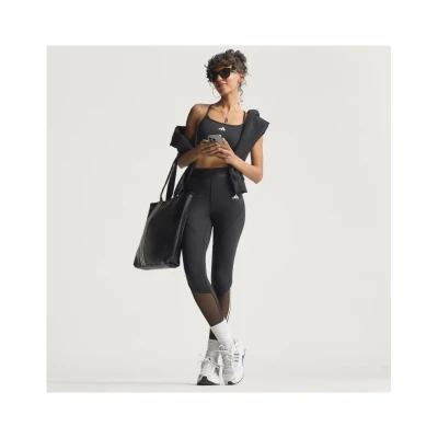 Adidas HYGLM 1/1 L BLACK/WHITE dámské legíny