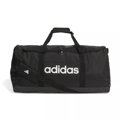 Adidas LINEAR DUFFEL L BLACK/BLACK/WHITE sportovní taška