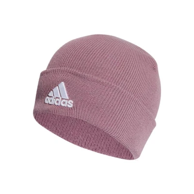 Adidas LOGO BEANIE CUF WONORC/WHITE dámská zimní čepice