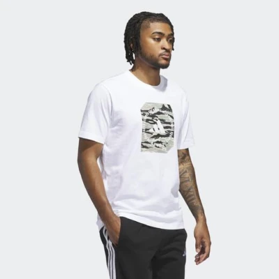 Adidas M C CAMO BOX T JM0387 pánske tričko