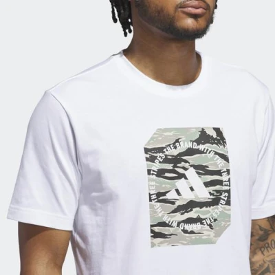 Adidas M C CAMO BOX T JM0387 pánske tričko