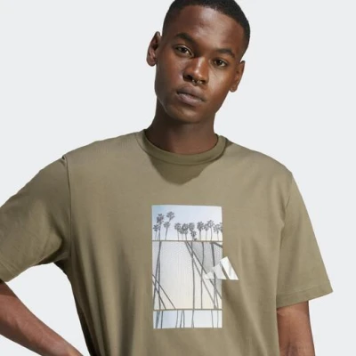 Adidas M T LENS TEE JJ3924 pánské tričko