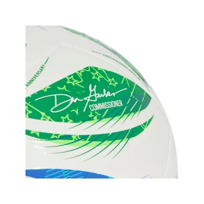 Adidas MLS TRN WHITE/GREEN/GLOBLU/S fotbalový míč
