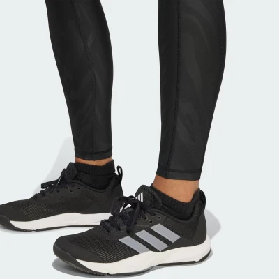Adidas OPTIME AOP BLACK dámské legíny