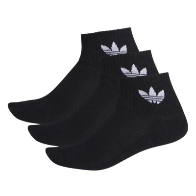 Adidas Originals 3 PACK - MID ANKLE SCK-BLACK ponožky