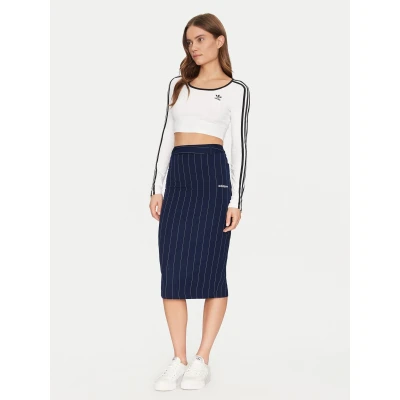 Adidas Originals 3S LS CROP-WHITE dámské tričko