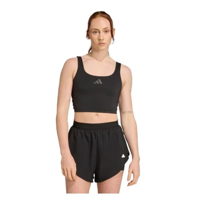 Adidas Power Light Support Bra Tank W black dámská podprsenka