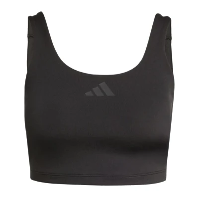 Adidas Power Light Support Bra Tank W black dámská podprsenka