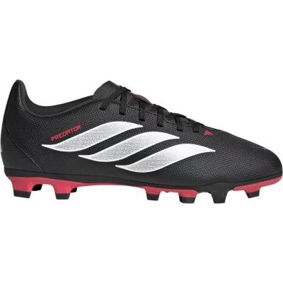 Adidas Predator Club Jr FG/MG core black/cloud white/lucid red chlapecké fotbalové kopačky