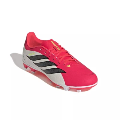 Adidas Predator Club Jr FG/MG lucid red/core black/cloud white chlapecké fotbalové kopačky