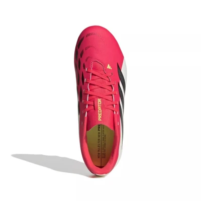 Adidas Predator Club Jr FG/MG lucid red/core black/cloud white chlapecké fotbalové kopačky