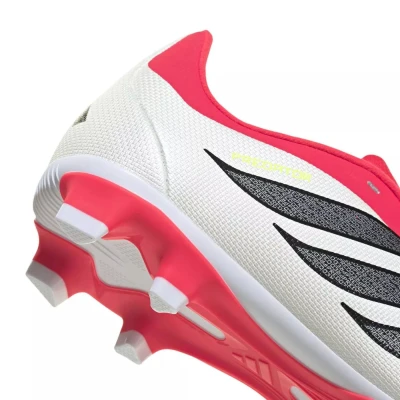 Adidas Predator Club Jr FG/MG lucid red/core black/cloud white chlapecké fotbalové kopačky
