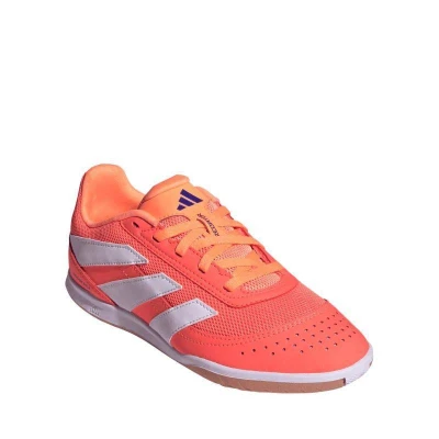 Adidas Predator Club Jr IC signal coral/cloud white/beam orange chlapecké fotbalové kopačky halové