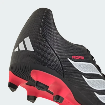 Adidas Predator Club K FG/MG core black/cloud white/lucid red chlapecké fotbalové kopačky