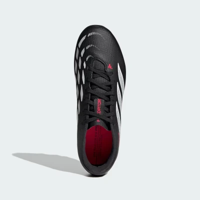 Adidas Predator Club K FG/MG core black/cloud white/lucid red chlapecké fotbalové kopačky
