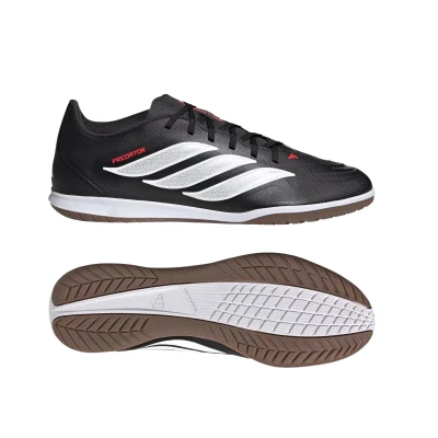 Adidas Predator Club M IC core black/cloud white/lucid red pánské halové fotbalové kopačky